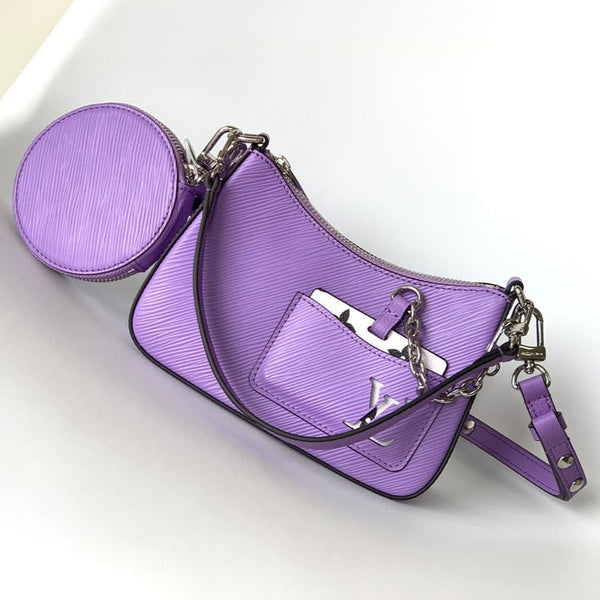 MARELLINI 19 LILA EPI-GENARBTES LEDER 