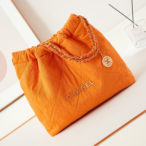 CC CLASSIC MEDIUM 37 TASCHE AUS SICHERHEITSORANGE CANVAS