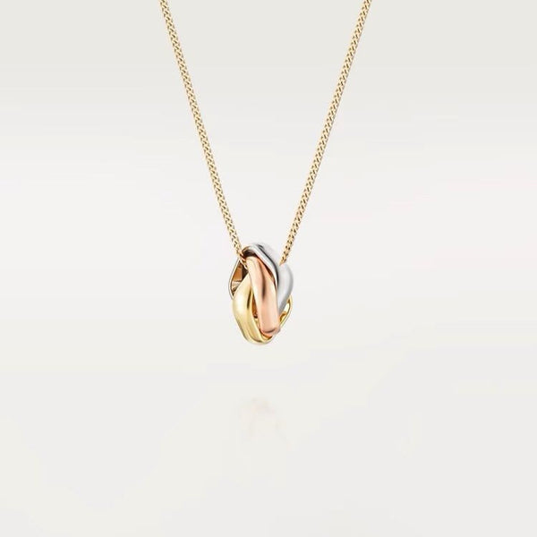 ˇStella JewelryˇTRINITY HALSKETTE GOLD KLEINES MODELL