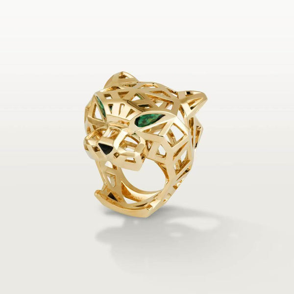 ˇStella JewelryˇHOLLOW LEOPARD HEAD RING