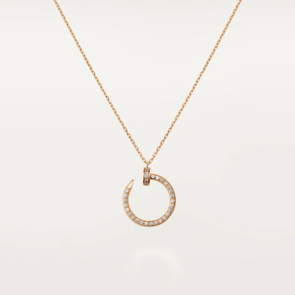 ˇStella JewelryˇJUSTE HALSKETTE ROTGOLD DIAMANTEN 