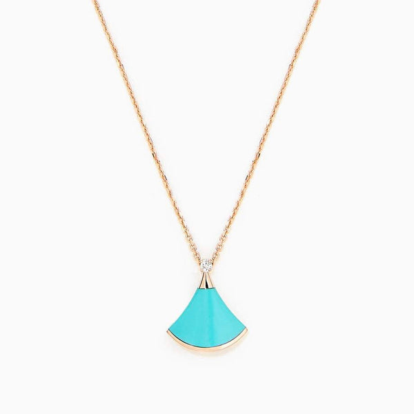 ˇStella JewelryˇDREAM NECKLACE TURQUOISE PINK GOLD