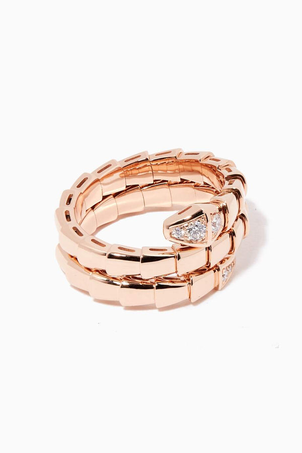 ˇStella JewelryˇSERPENTS DOUBLE ROW DIAMOND RING