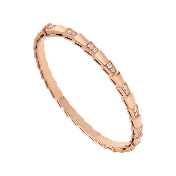 ˇStella JewelryˇSERPENTI SMALL BRACELET PINK GOLD DIAMOND