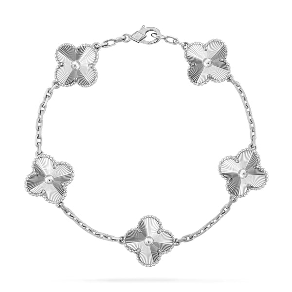 ˇStella JewelryˇCLOVER SILVER 5 MOTIFS BRACELET
