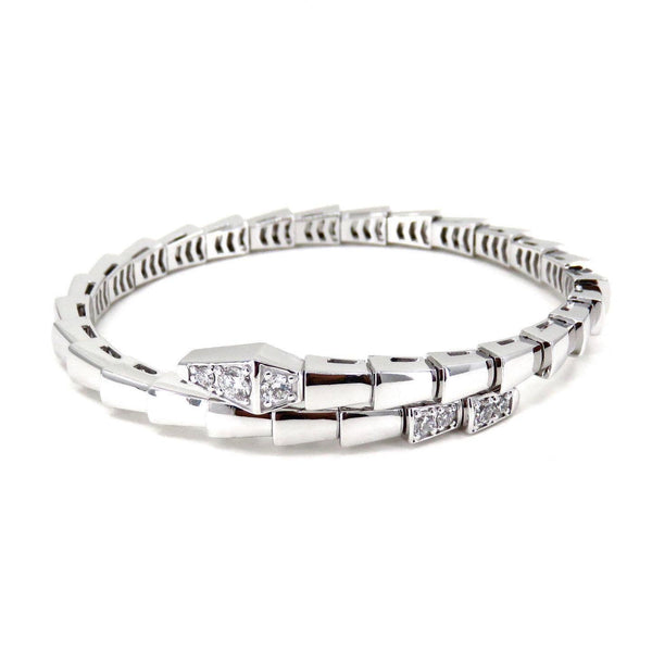 ˇStella JewelryˇSERPENTI ARMBAND DIAMANTEN SILBER