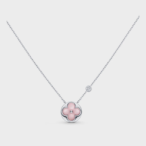 ˇStella JewelryˇSilberarmband mit Sonnenmotiv, rosa Perlmutt