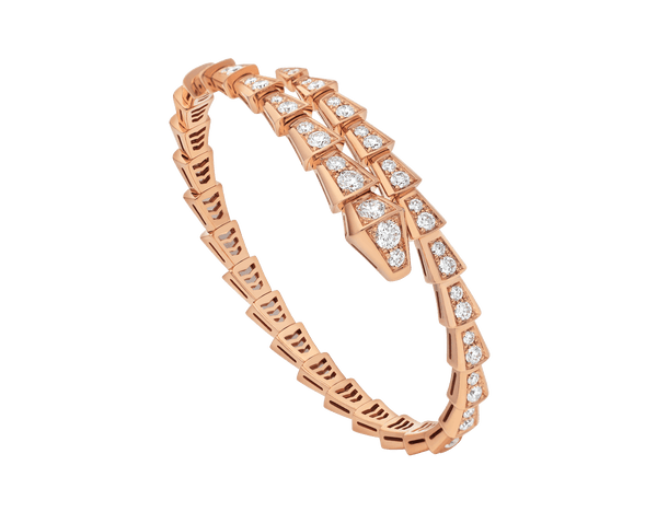 ˇStella JewelryˇSERPENTI ARMBAND 6,8 MM ROTGOLD DIAMANT 