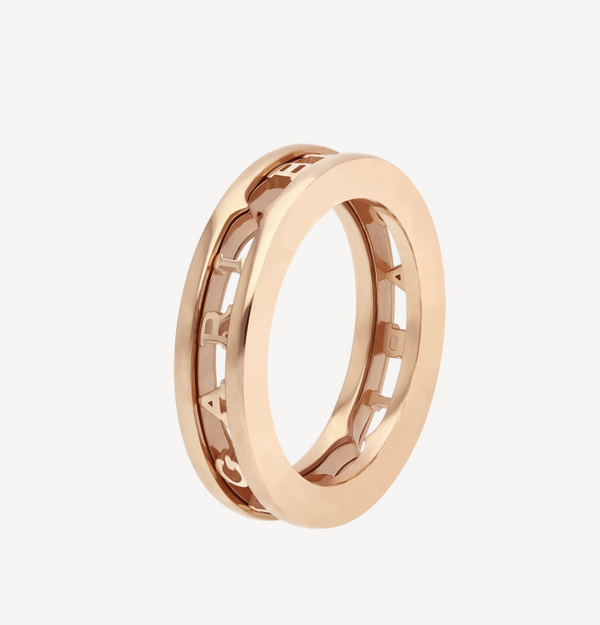 ˇStella JewelryˇZERO 1 ONE-BAND WITH OPENWORK LOGO SPIRAL RING