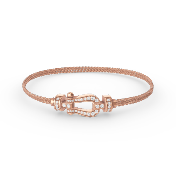 ˇStella JewelryˇFORCE SMALL HORSESHOE  DIAMOND CHAIN ROPE BRACELET