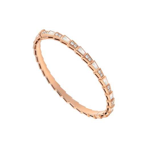 ˇStella JewelryˇSERPENTI ARMBAND ROTGOLD MOP DIAMANT 