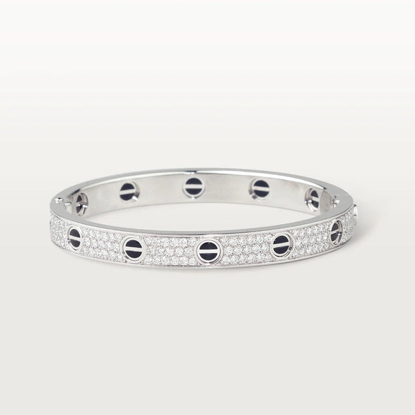 ˇStella JewelryˇLIEBESARMBAND 6,1 MM DIAMANTBESATZTE KERAMIK 
