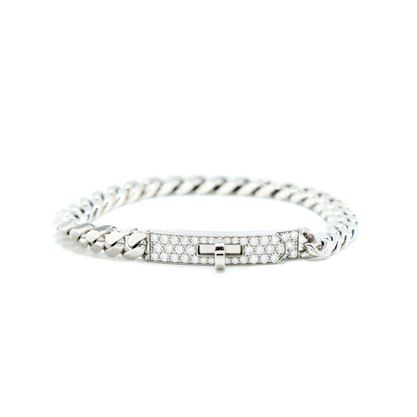 ˇStella JewelryˇKELLY CHAIN SILVER DIAMOND BRACELET