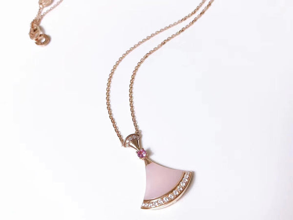 ˇStella JewelryˇDREAM NECKLACE PINK MOP DIAMOND