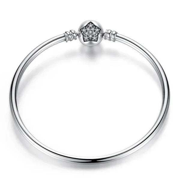 ˇStella JewelryˇSchlangenketten-Armreif &amp; Armband Pavé-Fassung