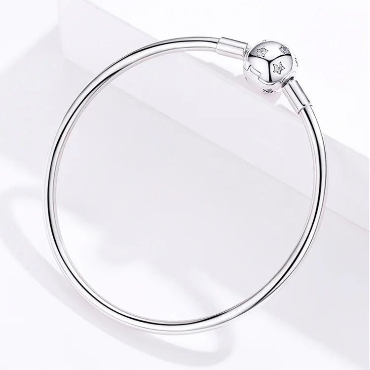 ˇStella JewelryˇSnake Chain Bangle & Bracelet Pave Setting