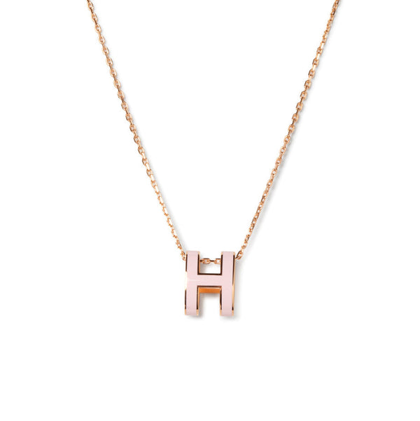ˇStella JewelryˇPOP H PEDANT PINK GOLD