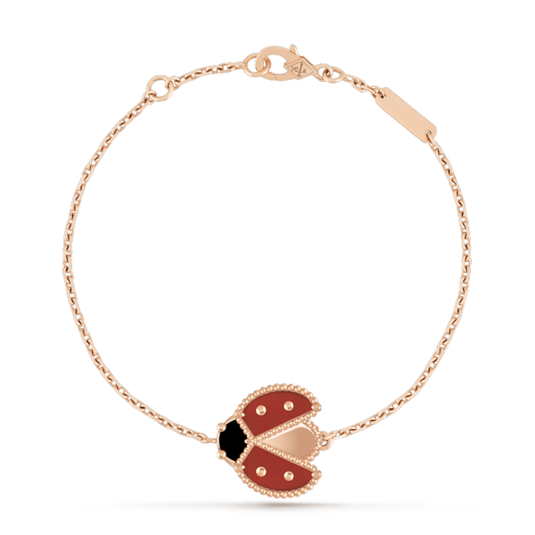 ˇStella JewelryˇLUCKY SPRING 1 MOTIV ROSÉGOLDARMBAND