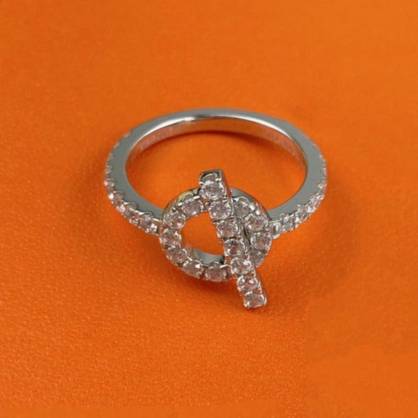 ˇStella JewelryˇECHAPPEE RING SILBER DIAMANT