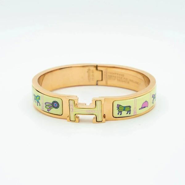 ˇStella JewelryˇH PINK GOLD BRACELET CREAM CERAMIC