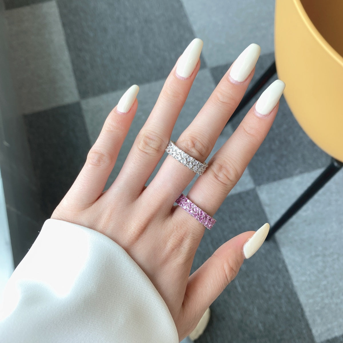 ˇStella JewelryˇSparkling Full Heart Ring