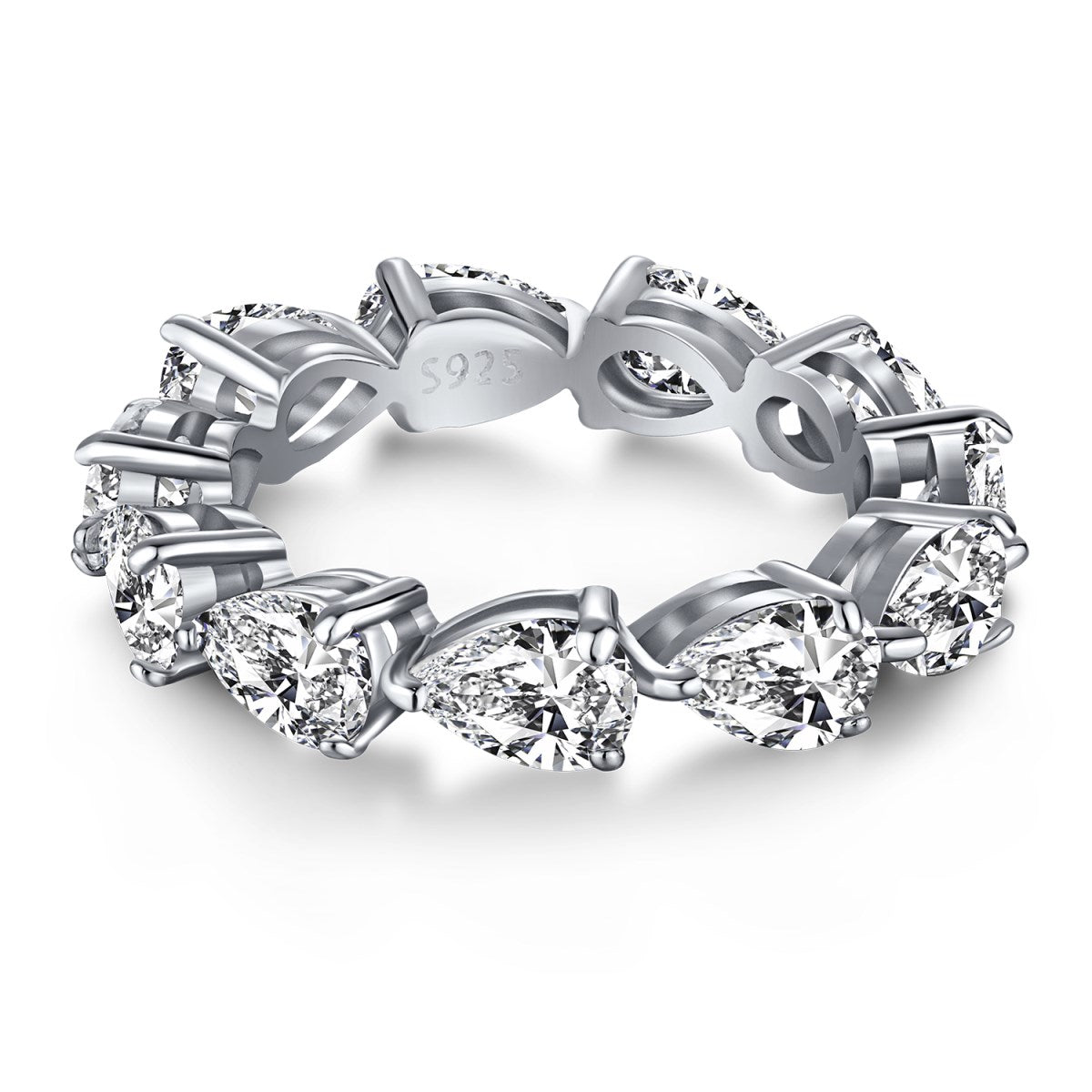 ˇStella JewelryˇExquisite Pear Cut Tennis Ring