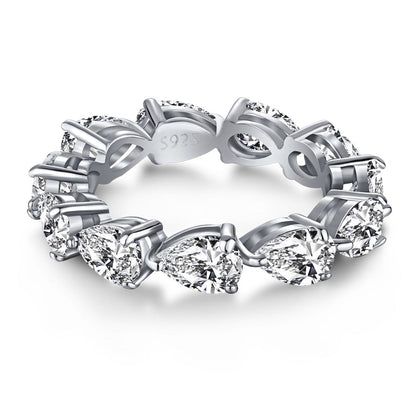 ˇStella JewelryˇExquisite Pear Cut Tennis Ring