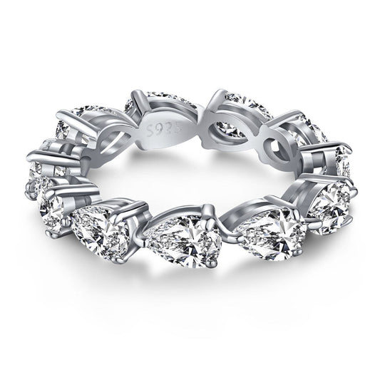 ˇStella JewelryˇExquisite Pear Cut Tennis Ring