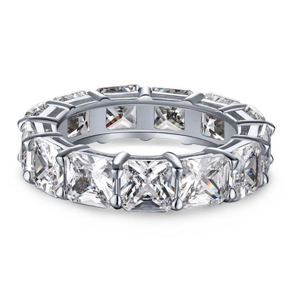 ˇStella JewelryˇElegant Princess Cut Tennis Ring