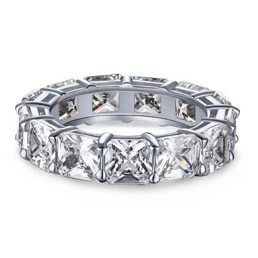 ˇStella JewelryˇElegant Princess Cut Tennis Ring