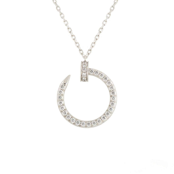 ˇStella JewelryˇJUSTE HALSKETTE SILBER DIAMANTEN 
