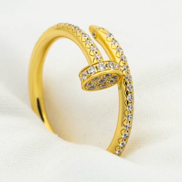 ˇStella JewelryˇJUSTE RING 1,8 MM GOLD DIAMANTEN