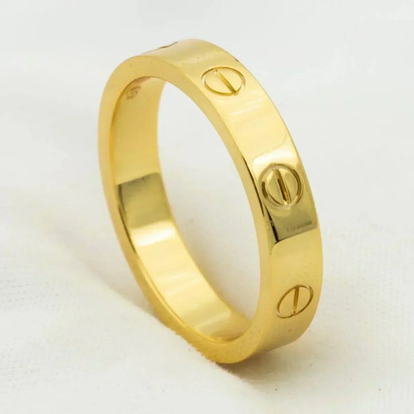 ˇStella JewelryˇLIEBESRING 4MM 1 DIAMANT GOLD