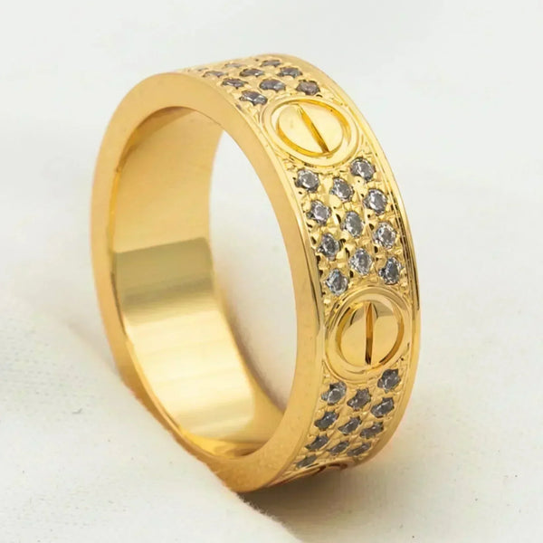 ˇStella JewelryˇLIEBESRING 5,5 MM MIT DIAMANTEN