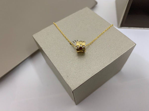 ˇStella JewelryˇBEE LOVE DIAMANT-HALSKETTE