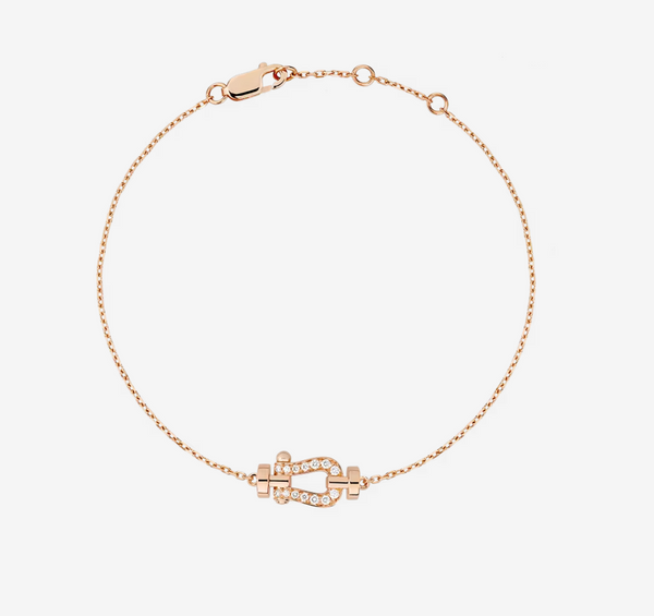 ˇStella JewelryˇFORCE 10 FULL DIAMOND BUCKLE CHAIN LINK MINI MODEL