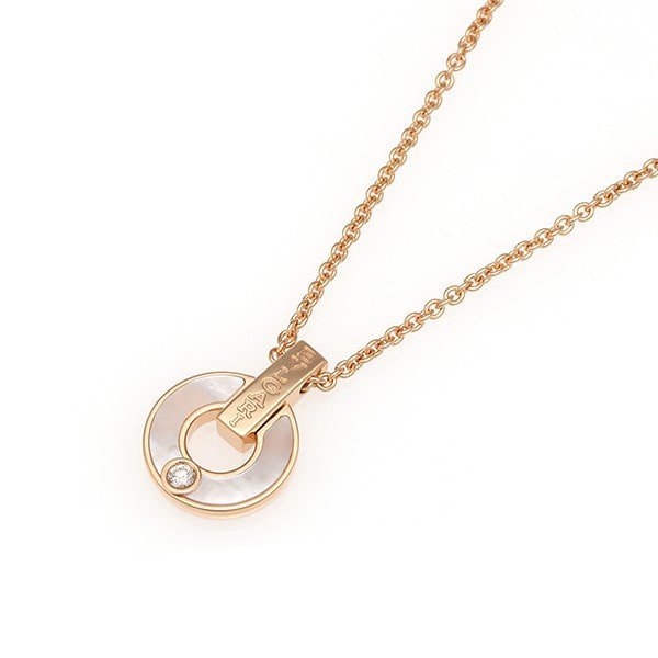 ˇStella JewelryˇGARI HALSKETTE ROSA GOLD MOP