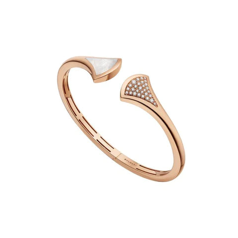 ˇStella JewelryˇDREAM BRACELET OPEN PINK GOLD MOP DIAMOND