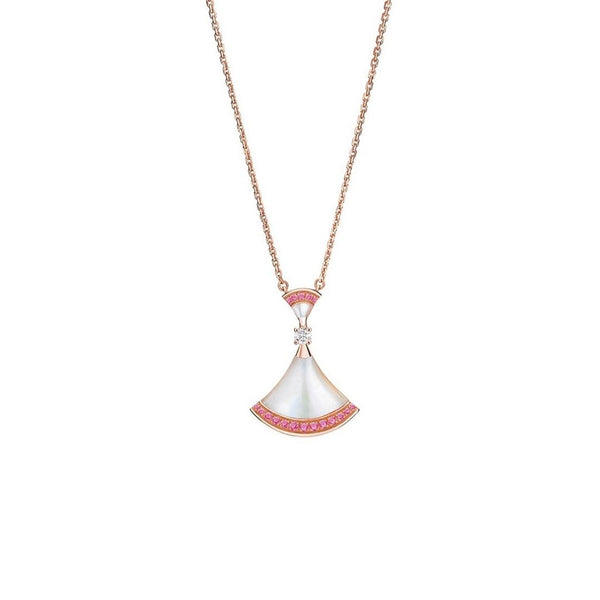 ˇStella JewelryˇDREAM NECKLACE MOP PINK DIAMOND
