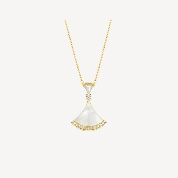 ˇStella JewelryˇDREAM NECKLACE MOP GOLD DIAMOND