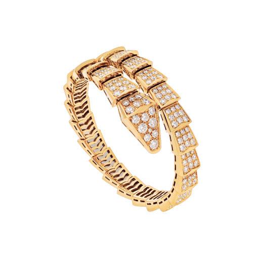 ˇStella JewelryˇSERPENTI ARMBAND 8MM GOLD DIAMANT