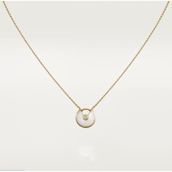 ˇStella JewelryˇAMULETTE ROSÉGOLD-MOP-HALSKETTE