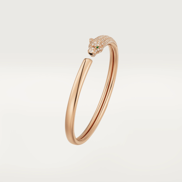 ˇStella JewelryˇPANTHERE ROSÉGOLD DIAMANT OFFENES ARMBAND