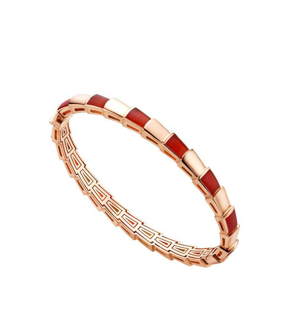 ˇStella JewelryˇSERPENTI ARMBAND ROTGOLD RUBELLIT