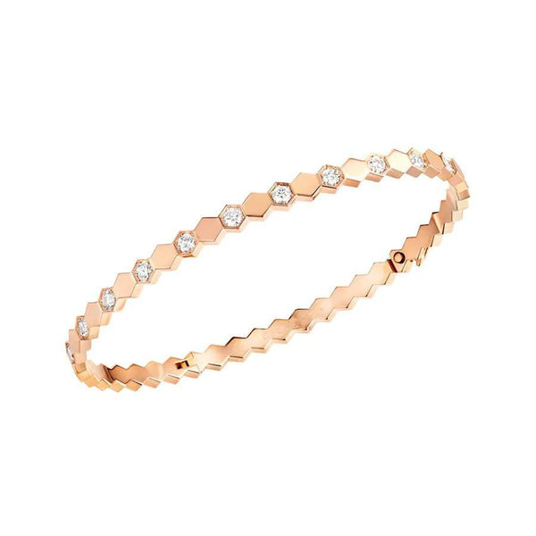 ˇStella JewelryˇBEE LOVE PINK GOLD DIAMOND BRACELET