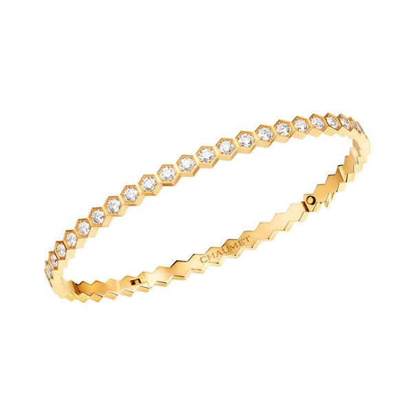 ˇStella JewelryˇBEE LOVE GOLD BRACELET FULL DIAMOND