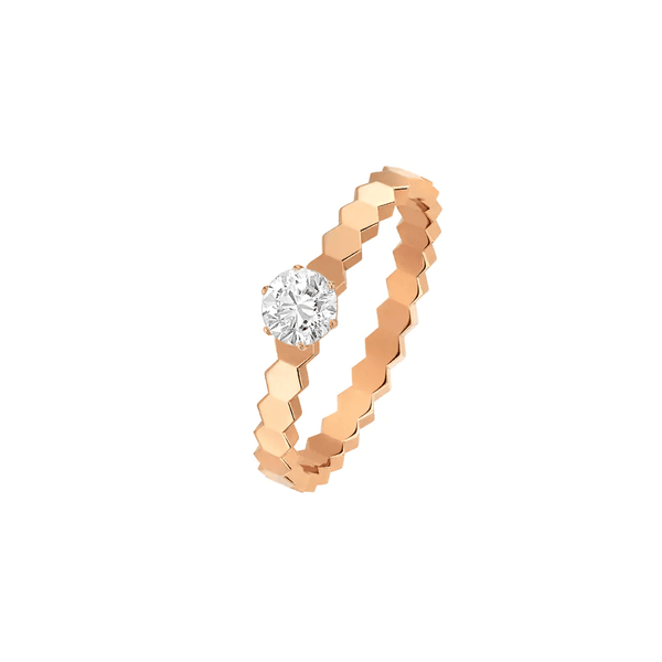 ˇStella JewelryˇBEE LOVE RING PINK GOLD 1 DIAMOND