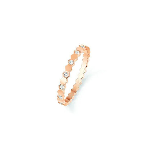 ˇStella JewelryˇBEE LOVE RING PINK GOLD DIAMOND