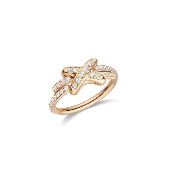 ˇStella JewelryˇJEUX DE RING PINK GOLD DIAMOND