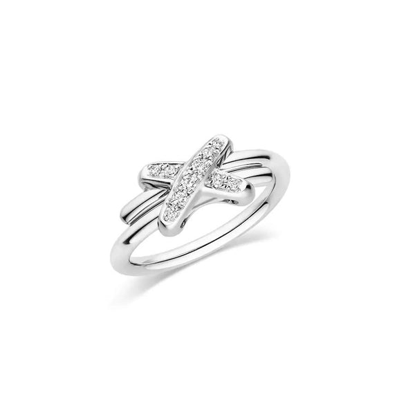 ˇStella JewelryˇJEUX DE SILVER DIAMOND RING